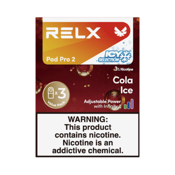 RELX Pod Pro 2 Infinity 3Pods 3% Nicotine Cola ice