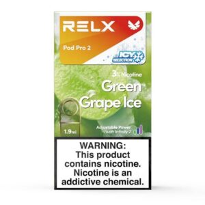 RELX Infinity 2 Pod Pro 3% Nicotine Green Grape lce