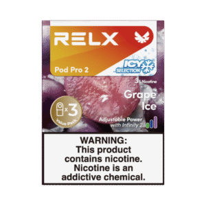 RELX Pod Pro 2 Infinity 3Pods 3% Nicotine Grape ice