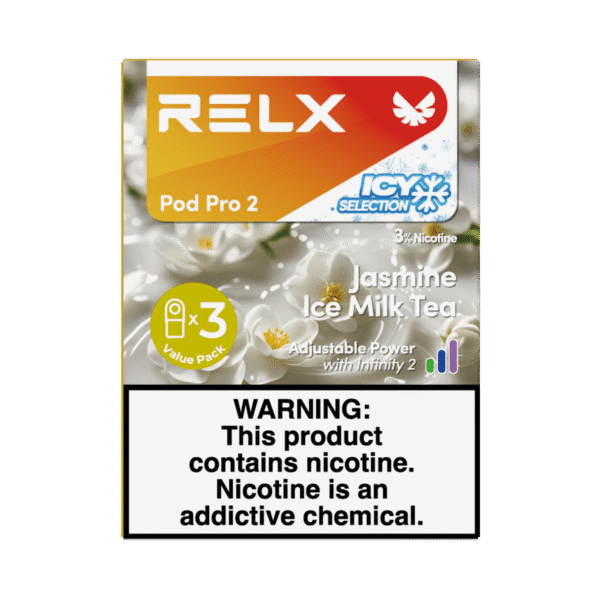 RELX Pod Pro 2 Infinity 3Pods 3% Nicotine Jasmin Ice Milk Tea