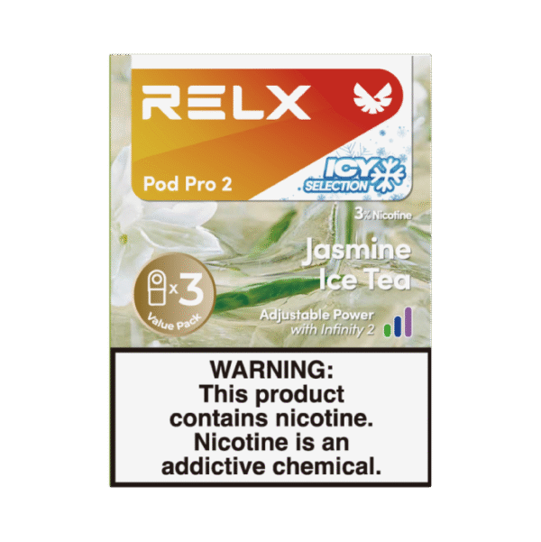 RELX Pod Pro 2 Infinity 3Pods 3% Nicotine Jasmine Ice Tea