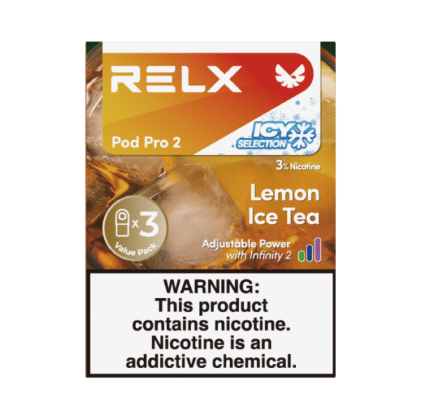 RELX Pod Pro 2 Infinity 3Pods 3% Nicotine Lemon Ice Tea