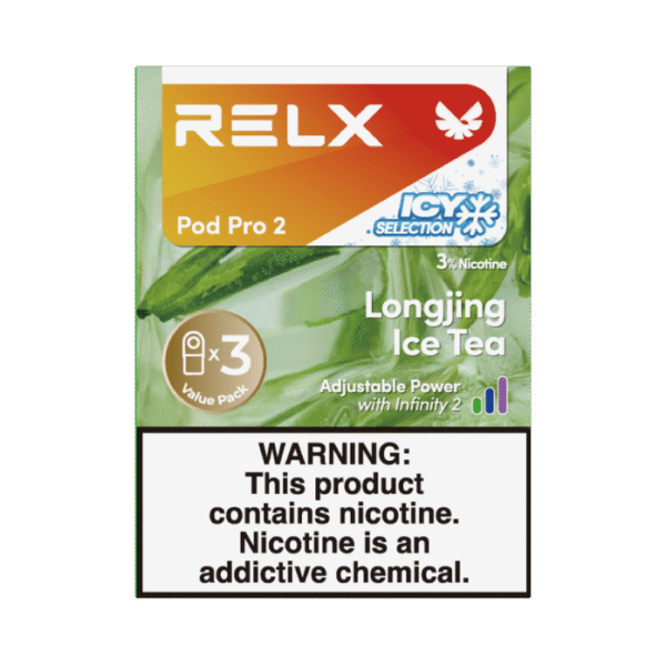 RELX Pod Pro 2 Infinity 3Pods 3% Nicotine Longjing lce Tea