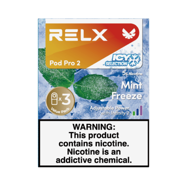 RELX Pod Pro 2 Infinity 3Pods 3% Nicotine Mint Freeze