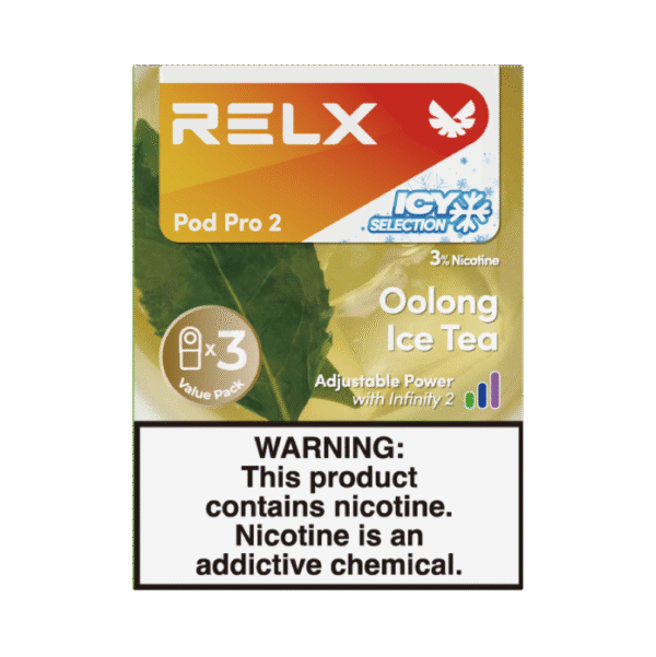 RELX Pod Pro 2 Infinity 3Pods 3% Nicotine Oolong Ice Tea