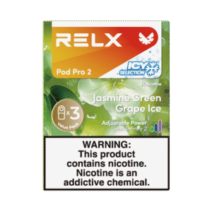 RELX Pod Pro 2 Infinity 3Pods 3% Nicotine Jasmine Green Grape Ice