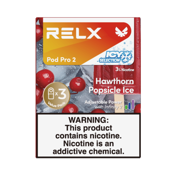 RELX Pod Pro 2 Infinity 3Pods 3% Nicotine Hawthorn Popsicle Ice