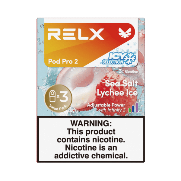 RELX Pod Pro 2 Infinity 3Pods 3% Nicotine Sea Salt Lychee Ice