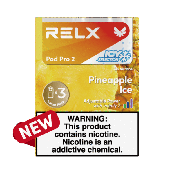 RELX Pod Pro 2 Infinity 3Pods 3% Nicotine Pineapple ice