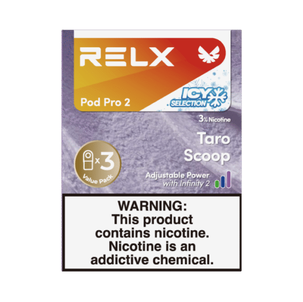 RELX Pod Pro 2 Infinity 3Pods 3% Nicotine Taro Scoop